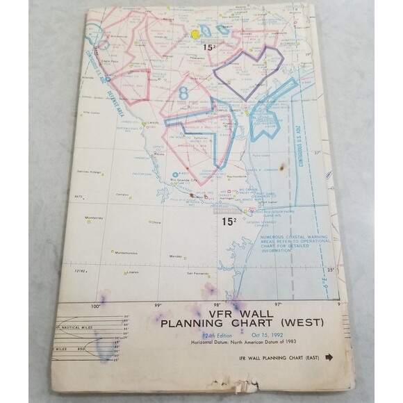 IFR wall planning chart East low altitude US 1992 - Picture 3 of 7
